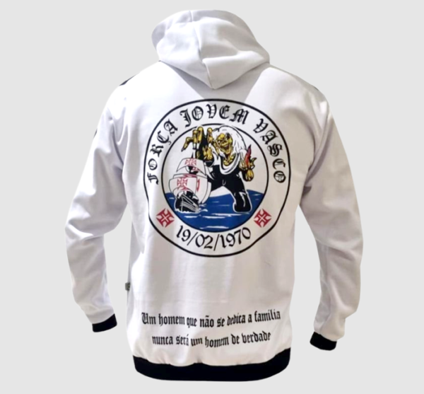 Blusa Frio Moletom Bola Oficial Força Jovem do Vasco - FJV