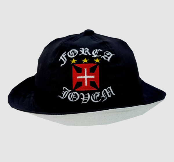 Chapéu Australiano Preto Cruz Força Jovem Vasco - FJV - Imagem 2