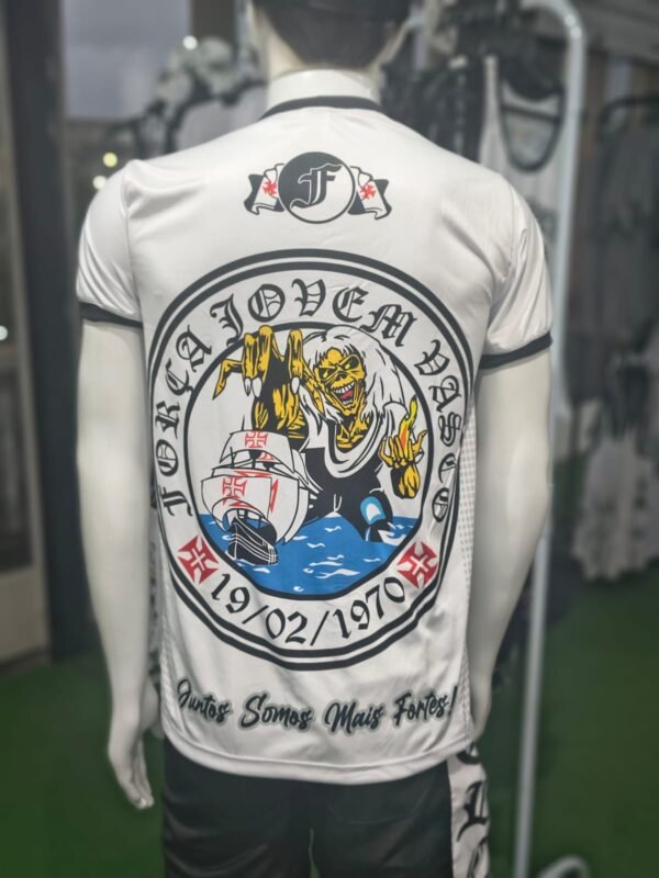 Camisa Escudo Vasco Estilo Sócio Força Jovem Vasco - FJV - Image 4