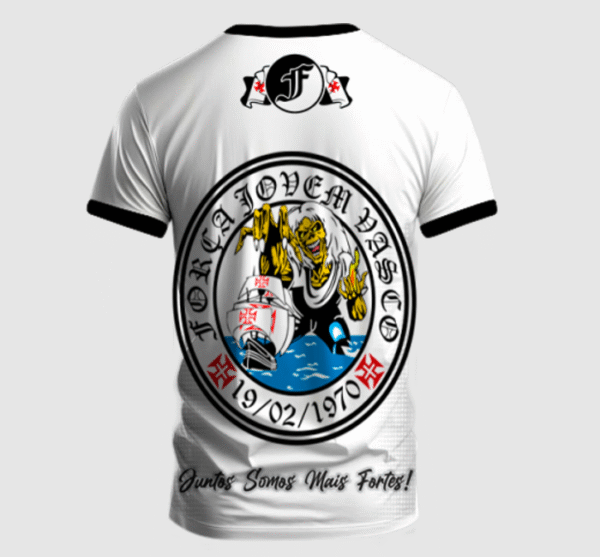 Camisa Escudo Vasco Estilo Sócio Força Jovem Vasco - FJV - Image 2