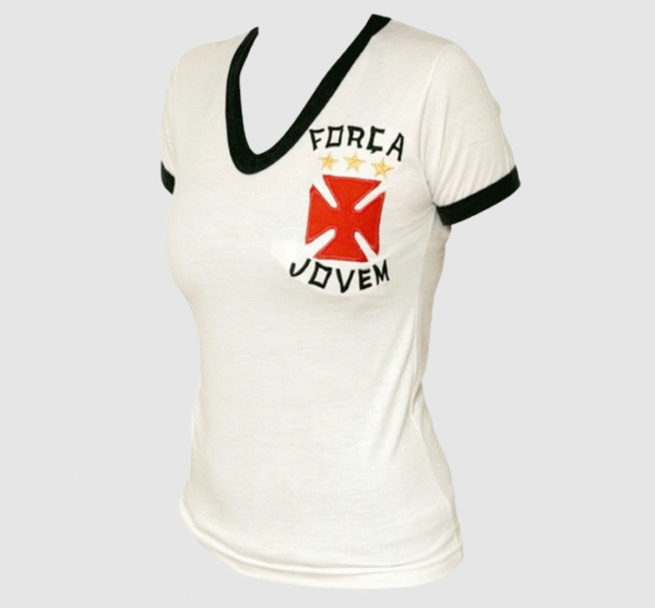 Baby Look Retrô Força Jovem Vasco - FJV - Image 3