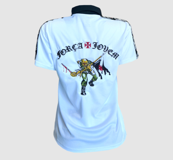 Baby Look Polo Galão Força Jovem Vasco - FJV - Imagem 2