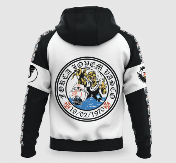 Blusa Moletom Galão Brasão do Eddie Força Jovem Vasco - FJV  - Imagem 2