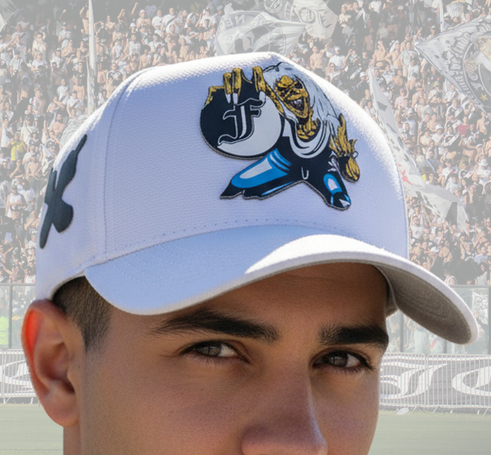 Boné Eddie Bola F Branco Força Jovem Vasco - FJV