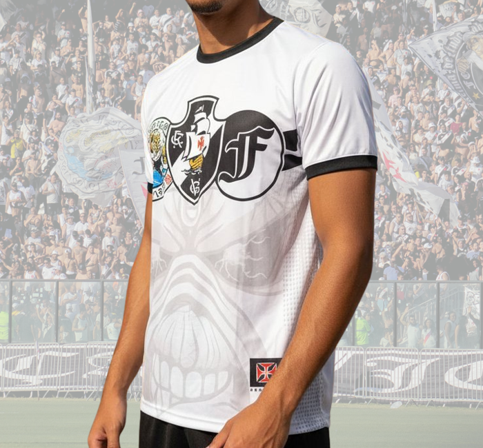 Camisa Escudo Vasco Estilo Sócio Força Jovem Vasco - FJV - Image 2