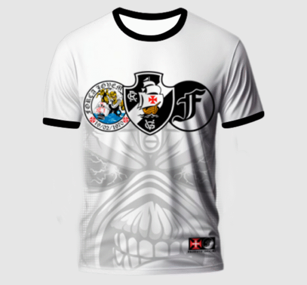 Camisa Escudo Vasco Estilo Sócio Força Jovem Vasco - FJV