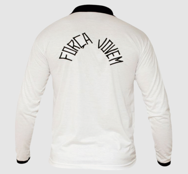 Camisa Polo Retrô Manga Longa Força Jovem Vasco - FJV - Image 2